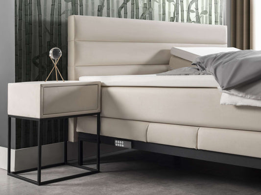 Boxspring Bordeaux elektrisch