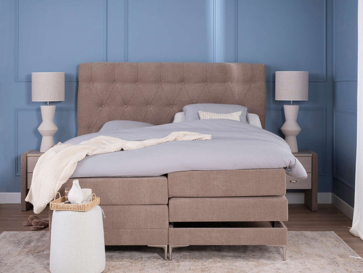 Boxspring Upsalla elektrisch 153cm hoog
