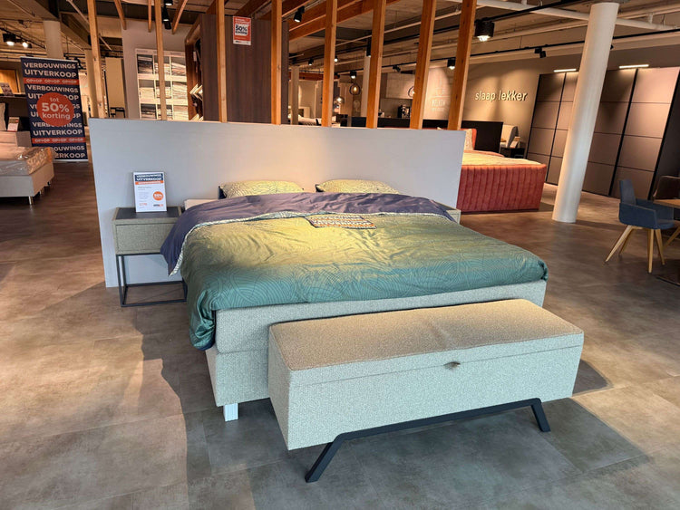 Boxspring zonder hoofdbord - Showroomset