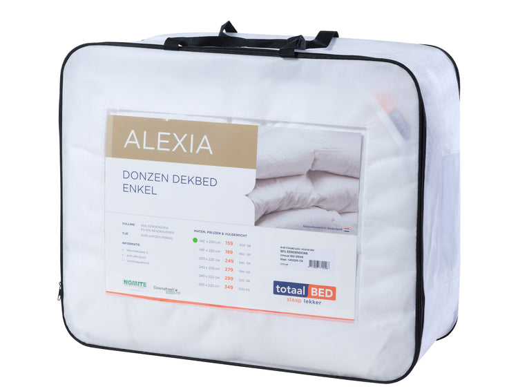Dekbed Alexia 90% dons | Enkel