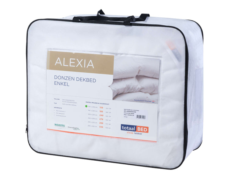 Dekbed Alexia 90% dons | enkel