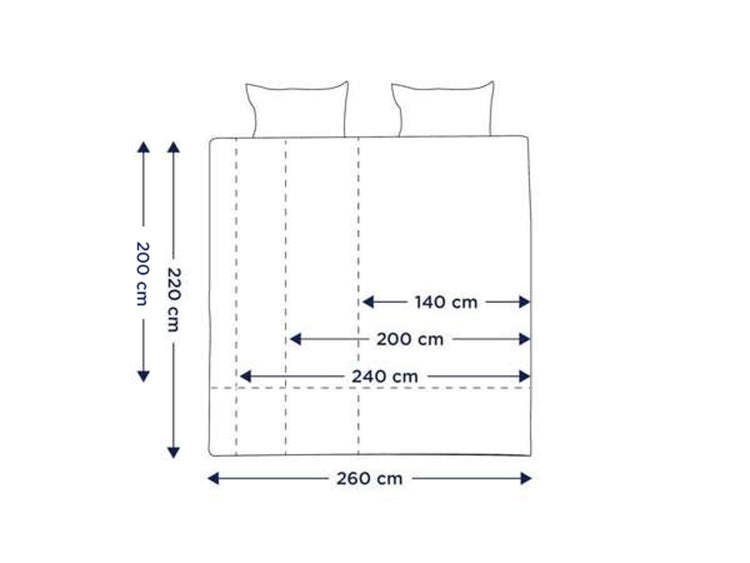 Dekbed Ariane 100% dons | enkel