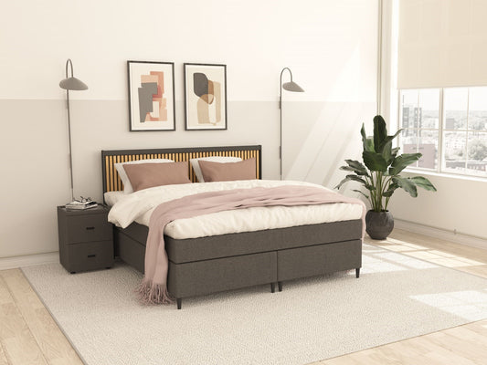 Boxspring Leon vlak