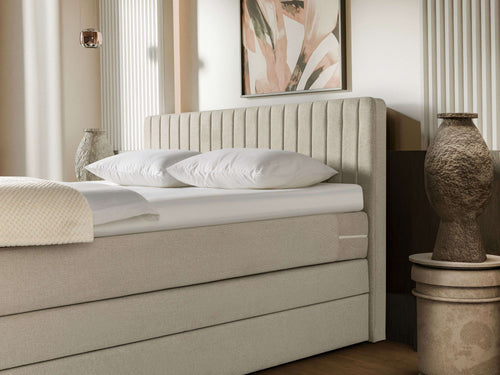 Opbergboxspring Bendorf met klep