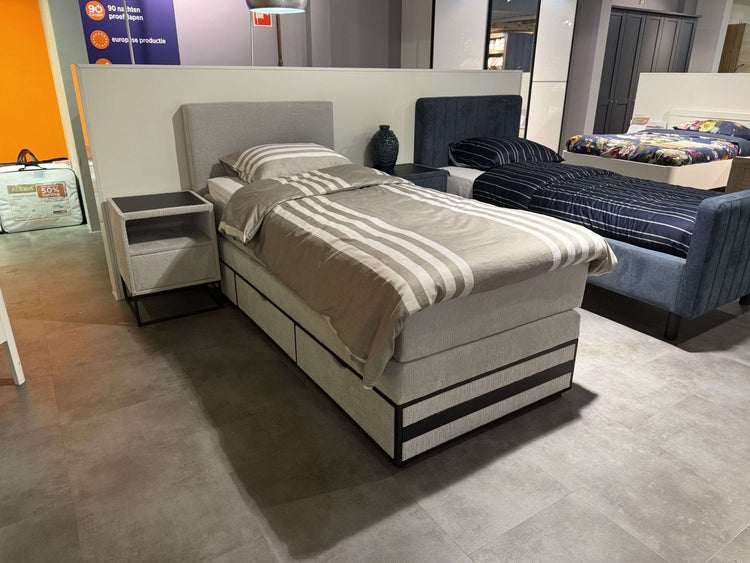 Opbergboxspring Dortmund met lade - Showroomset