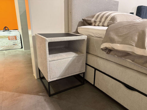 Opbergboxspring Dortmund met lade - Showroomset