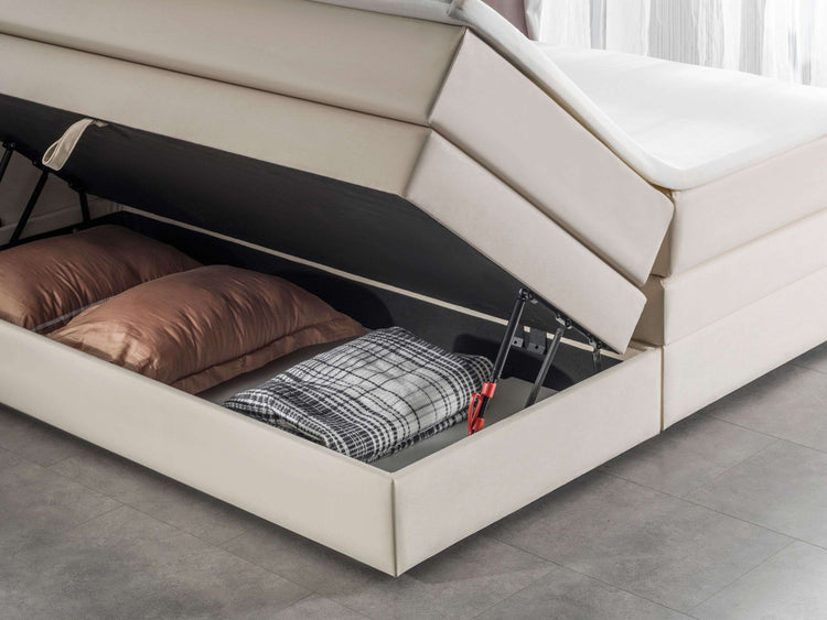 Opbergboxspring Hamburg met klep