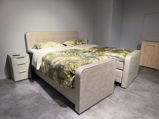Boxspring Ulsberg elektrisch deelbaar - Showroomset